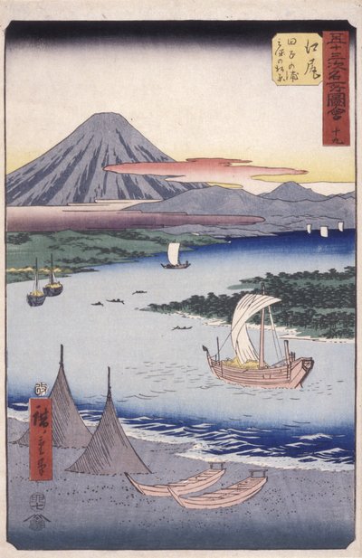 Ejiri by Ando or Utagawa Hiroshige