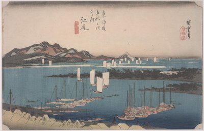 Ejiri by Ando or Utagawa Hiroshige