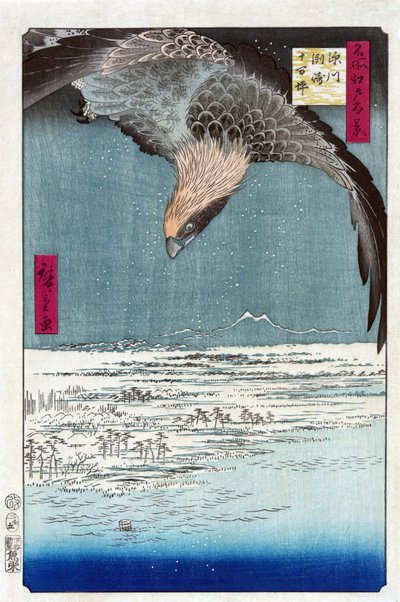 Susaki and the Jumantsubo Plain near Fukagawa (One Hundred Famous Views of Edo) by Ando or Utagawa Hiroshige