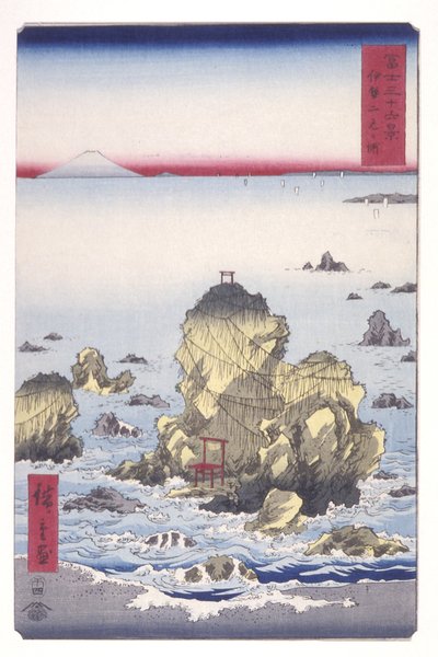 Futami Bay In Ise (Ise Futamigaura) by Ando or Utagawa Hiroshige