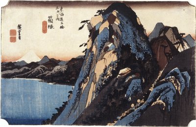 Hakone by Ando or Utagawa Hiroshige