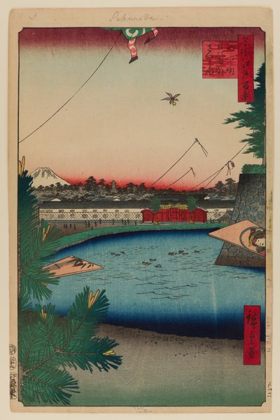 Hibiya and Soto-Sakurada From Yamashita-Cho by Ando or Utagawa Hiroshige