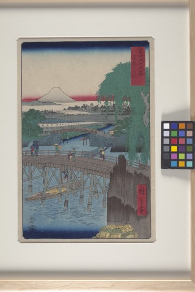 Ichikoku Bridge in the Eastern Capital by Ando or Utagawa Hiroshige