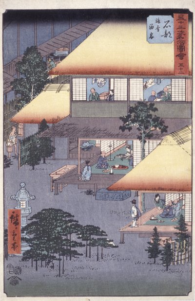 Ishibe by Ando or Utagawa Hiroshige
