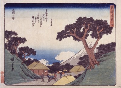 Kambara by Ando or Utagawa Hiroshige