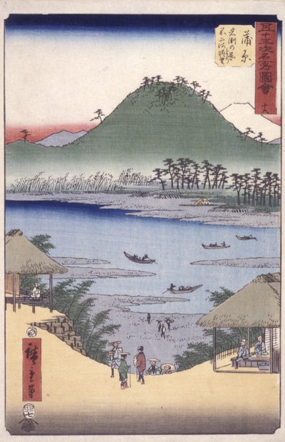 Kambara by Ando or Utagawa Hiroshige