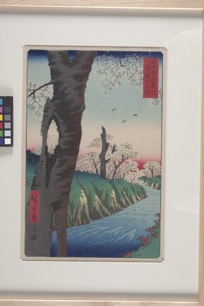 Koganei in Musashi Province by Ando or Utagawa Hiroshige