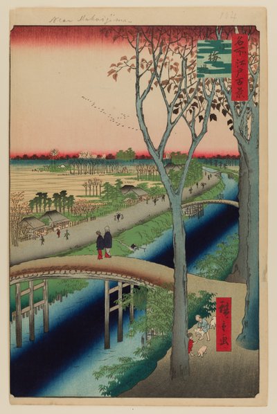 Koume Embankment by Ando or Utagawa Hiroshige
