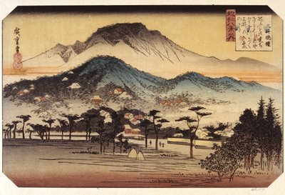 Miidera by Ando or Utagawa Hiroshige