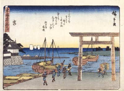 Mija by Ando or Utagawa Hiroshige