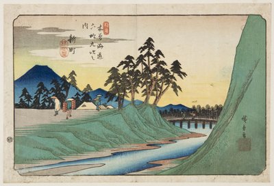 No. 12, Shinmachi by Ando or Utagawa Hiroshige