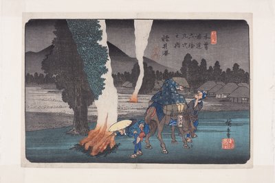 No. 19, Karuizawa by Ando or Utagawa Hiroshige