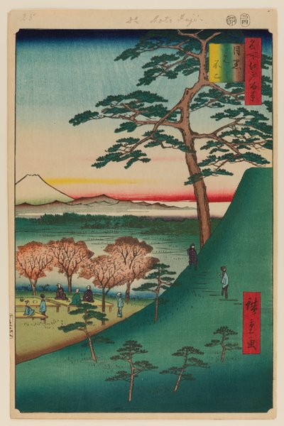 Original Fuji, Meguro by Ando or Utagawa Hiroshige