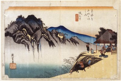 Sakanoshita by Ando or Utagawa Hiroshige