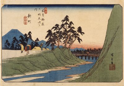 Shinmachi by Ando or Utagawa Hiroshige