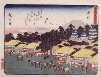 Station 30, Hamamatsu by Ando or Utagawa Hiroshige