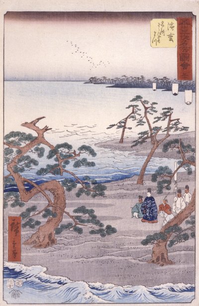 Station 30, Hamamatsu by Ando or Utagawa Hiroshige