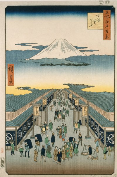 Suruga Street by Ando or Utagawa Hiroshige