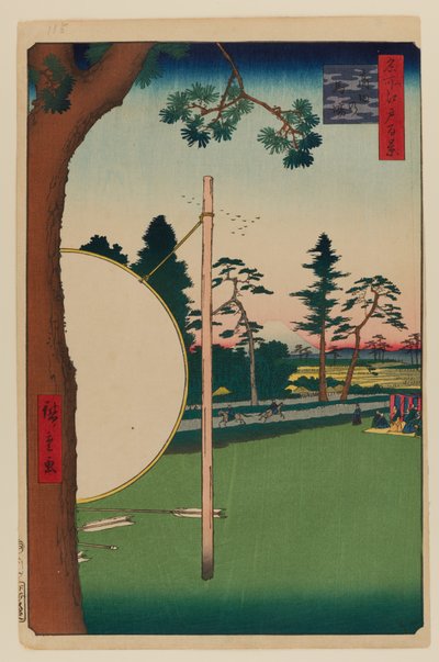 Takata Riding Grounds by Ando or Utagawa Hiroshige