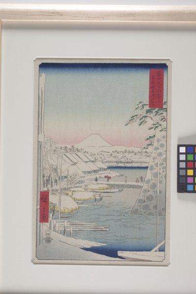The Sukiya Riverbank in the Eastern Capital by Ando or Utagawa Hiroshige