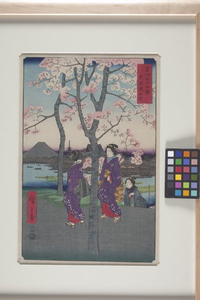 The Sumida Embankment In The Eastern Capital by Ando or Utagawa Hiroshige