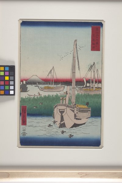 Tsukuda Offing In The Eastern Capital by Ando or Utagawa Hiroshige