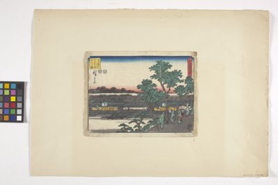 View Of Saruwakacho From Matsuchiyama by Ando or Utagawa Hiroshige