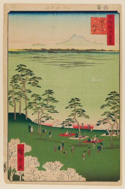 View to the North From Asukayama by Ando or Utagawa Hiroshige
