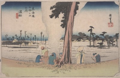 Winter Scene by Ando or Utagawa Hiroshige