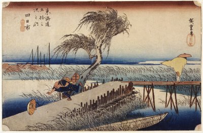Yokkaichi (Station #44) by Ando or Utagawa Hiroshige