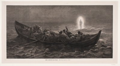 Jesus Walking on the Sea by André Bork