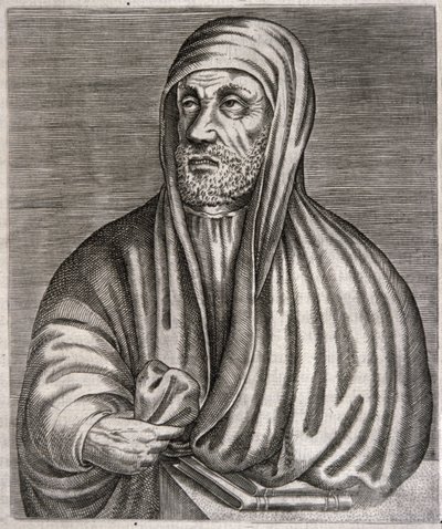 Portrait of Abu Ali al-Husain ibn Abdallah ibn Sina called Avicenna by Andre (after) Thevet
