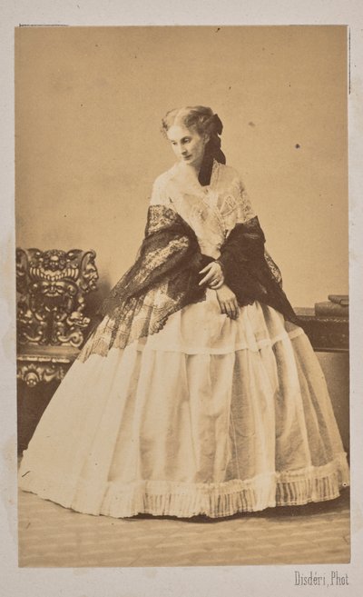 Duchess Sofia de Morny, née Countess Trubetskaya by Andre Adolphe Eugene Disderi