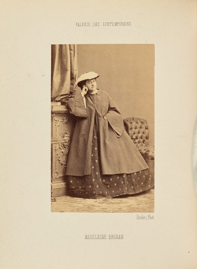Madeleine Brohan by Andre Adolphe Eugene Disderi