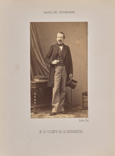 Monsieur le vicomte de la Guéronnière by Andre Adolphe Eugene Disderi