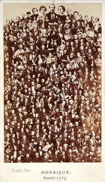 Personalities of the Second Empire, c.1860 by Andre Adolphe Eugene Disderi