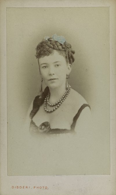 Portrait of Cora Pearl 1836-1886 by Andre Adolphe Eugene Disderi