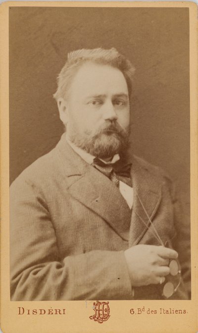 Portrait of Émile Zola by Andre Adolphe Eugene Disderi