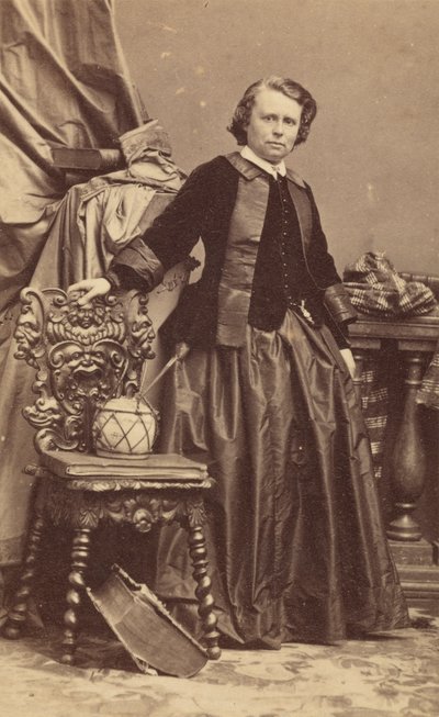Portrait of Rosa Bonheur 1822-1899, Early 1860s by Andre Adolphe Eugene Disderi