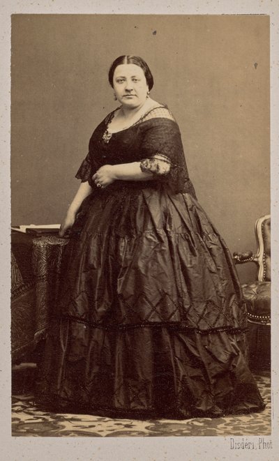 Portrait of the Opera Singer Marietta Alboni 1826-1894, 1862 by Andre Adolphe Eugene Disderi