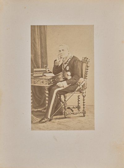 His Excellency Count Louis Cibrario by Andre Adolphe Eugene Disderi