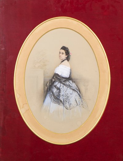 The Hon Mrs Hamilton Duncan (d.1912) by Andre Adolphe Eugene Disderi