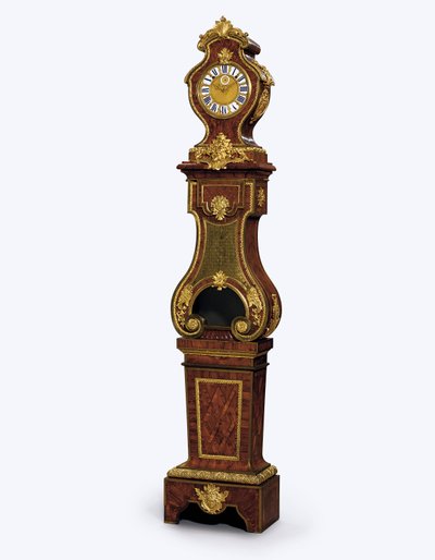 A Regency Ormolu-Mounted Quarter Striking Clock by Andre Charles (attr. to) Boulle