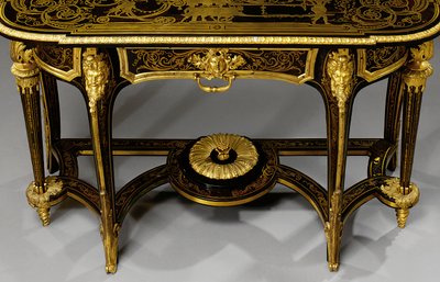 One of a Matched Pair of Louis XIV Pier Tables by Andre Charles (attr. to) Boulle