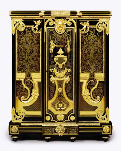 A Louis XIV Ormolu-Mounted Petite Armoire, 1700-10 by Andre Charles Boulle