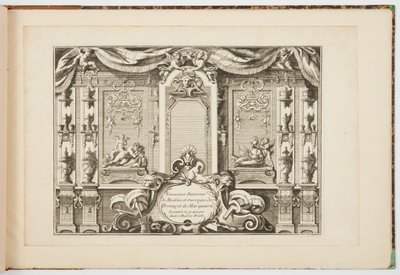 New Designs for Furniture and Works of Bronze and Marquetry by Andre Charles Boulle