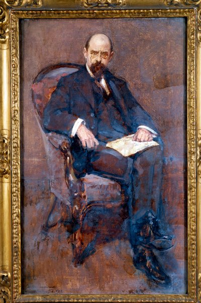 Portrait of Emile Vandervelde (1915) by Andre Cluysenaar
