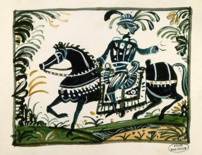 Horseman with Plume by Andre Derain