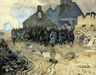 First World War: Return of the Patrol, July 1915 by Andre Devambez
