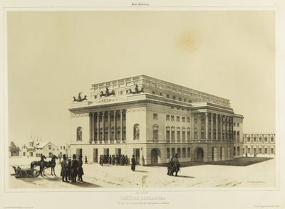 The Alexandrinsky Theatre in Saint Petersburg by Andre Durand